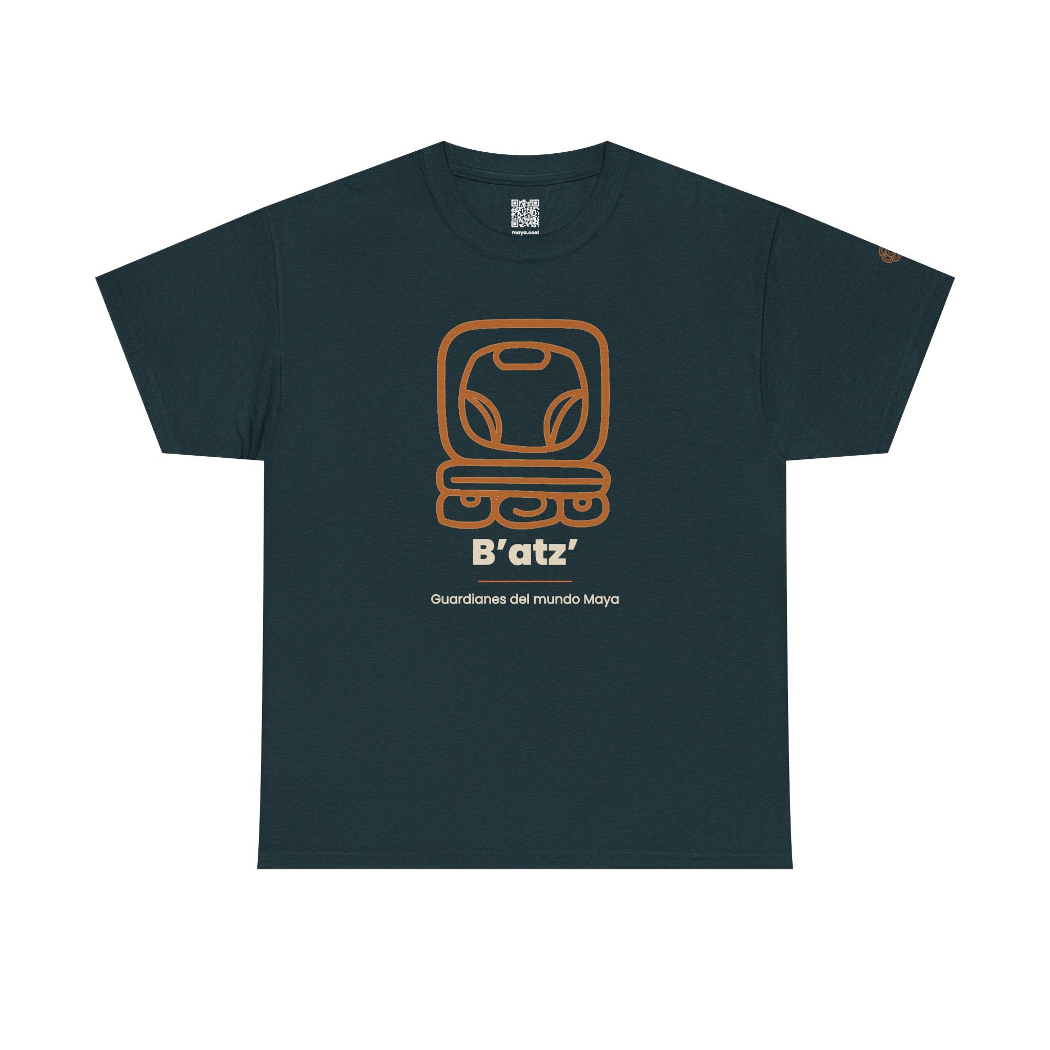 Camiseta B'atz' – Nahual Maya | Guardianes del Mundo Maya | Cholq'ij