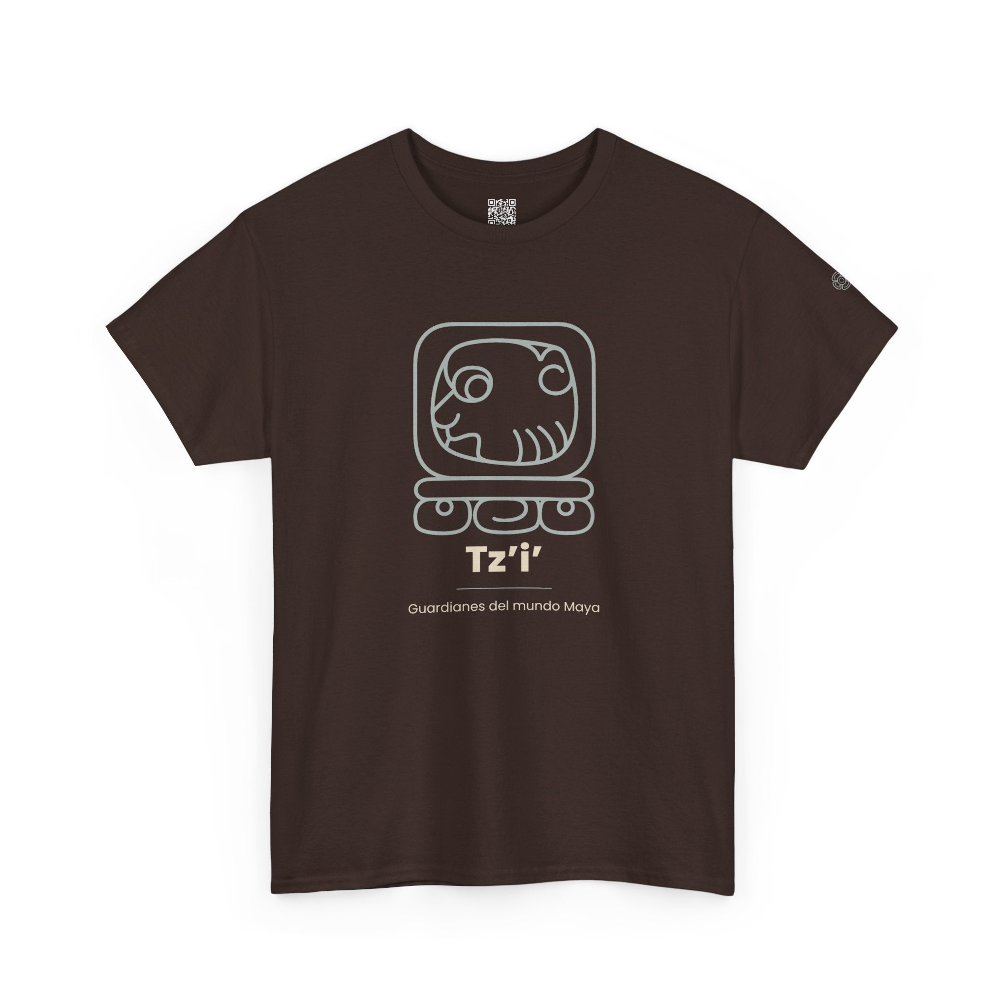 Camiseta Tz'i' (Tzi) – Nahual Maya T-Shirt | Guardianes del Mundo Maya | Cholq'ij