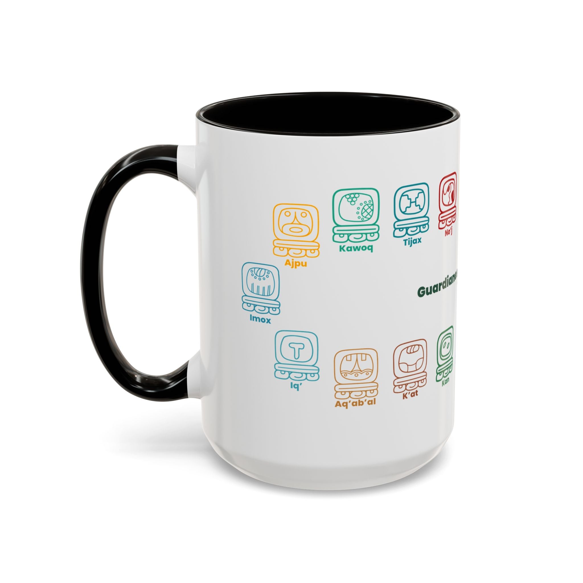 Guardianes del Mundo Maya Mug (11oz & 15oz) | 20 Maya Nahuales | Cholqij Calendar