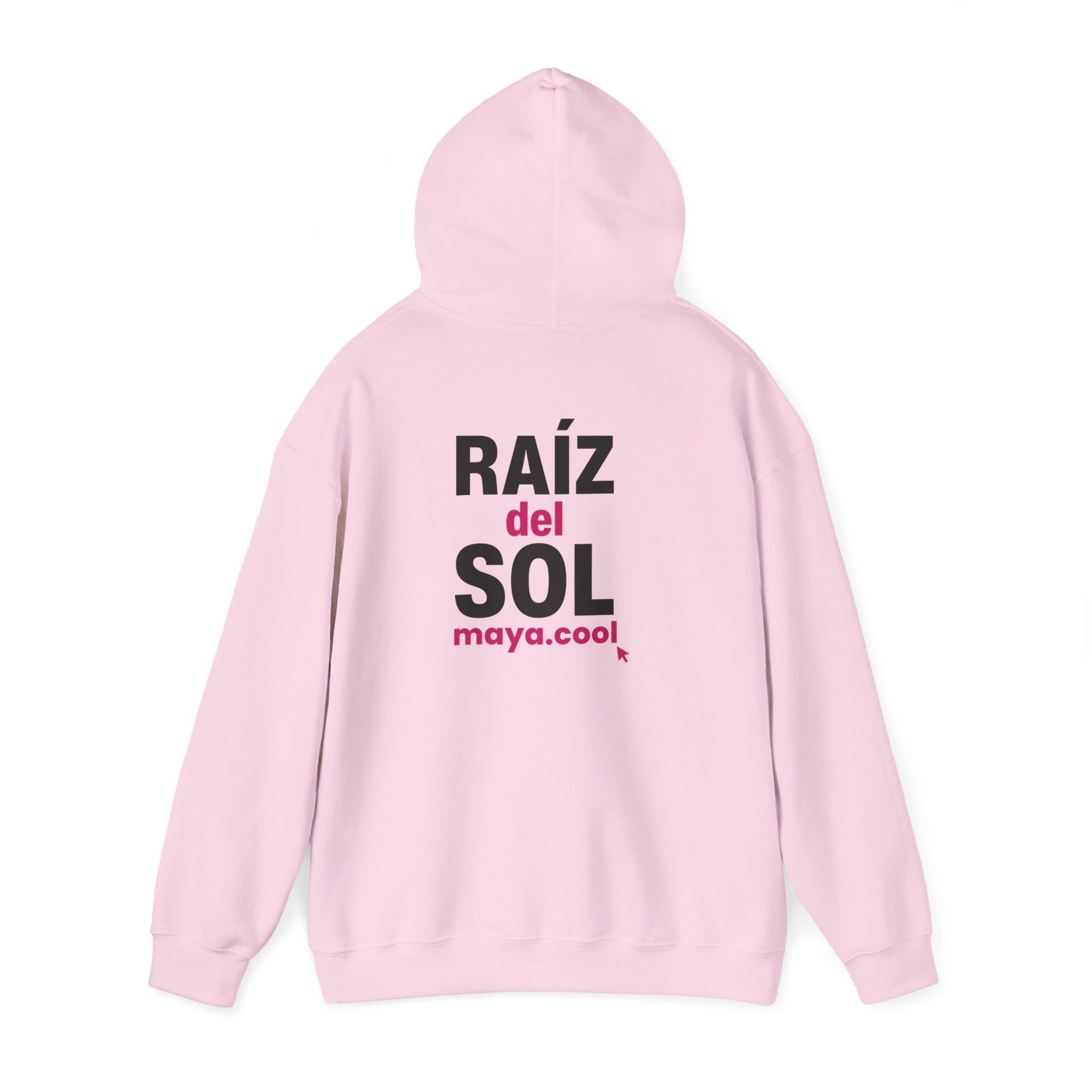 MAYA “Raíz del Sol” Hoodie | Premium Streetwear | Mayan Sun Symbol Design (Flor Maya) | Unisex Heavy Blend™ Hooded Sweatshirt