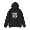 MAYA “Born From the Sun” Hoodie | Premium Streetwear | Mayan Sun Symbol Design (Flor Maya) | Unisex Heavy Blend™ Hooded Sweatshirt