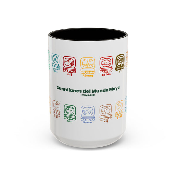 Guardianes del Mundo Maya Mug (11oz & 15oz) | 20 Maya Nahuales | Cholqij Calendar