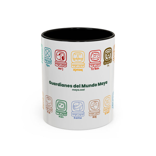 Guardianes del Mundo Maya Mug (11oz & 15oz) | 20 Maya Nahuales | Cholqij Calendar