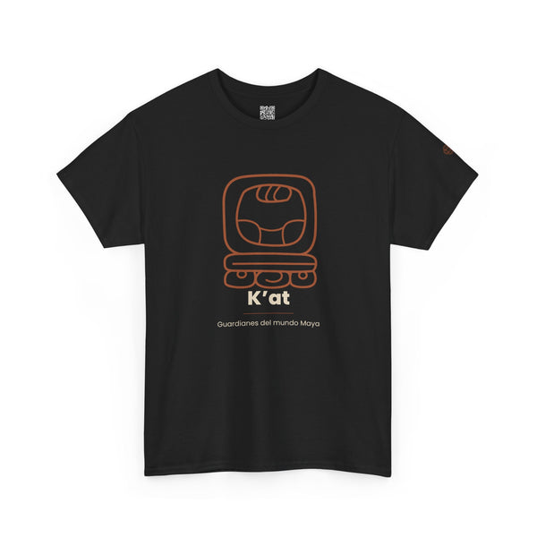 Camiseta K'at – Nahual Maya | Guardianes del Mundo Maya | Cholq'ij