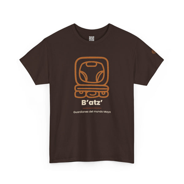 Camiseta B'atz' – Nahual Maya | Guardianes del Mundo Maya | Cholq'ij