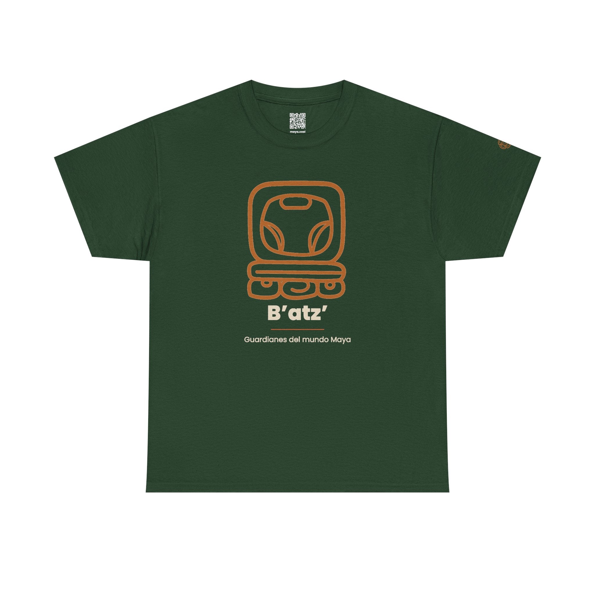 Camiseta B'atz' – Nahual Maya | Guardianes del Mundo Maya | Cholq'ij