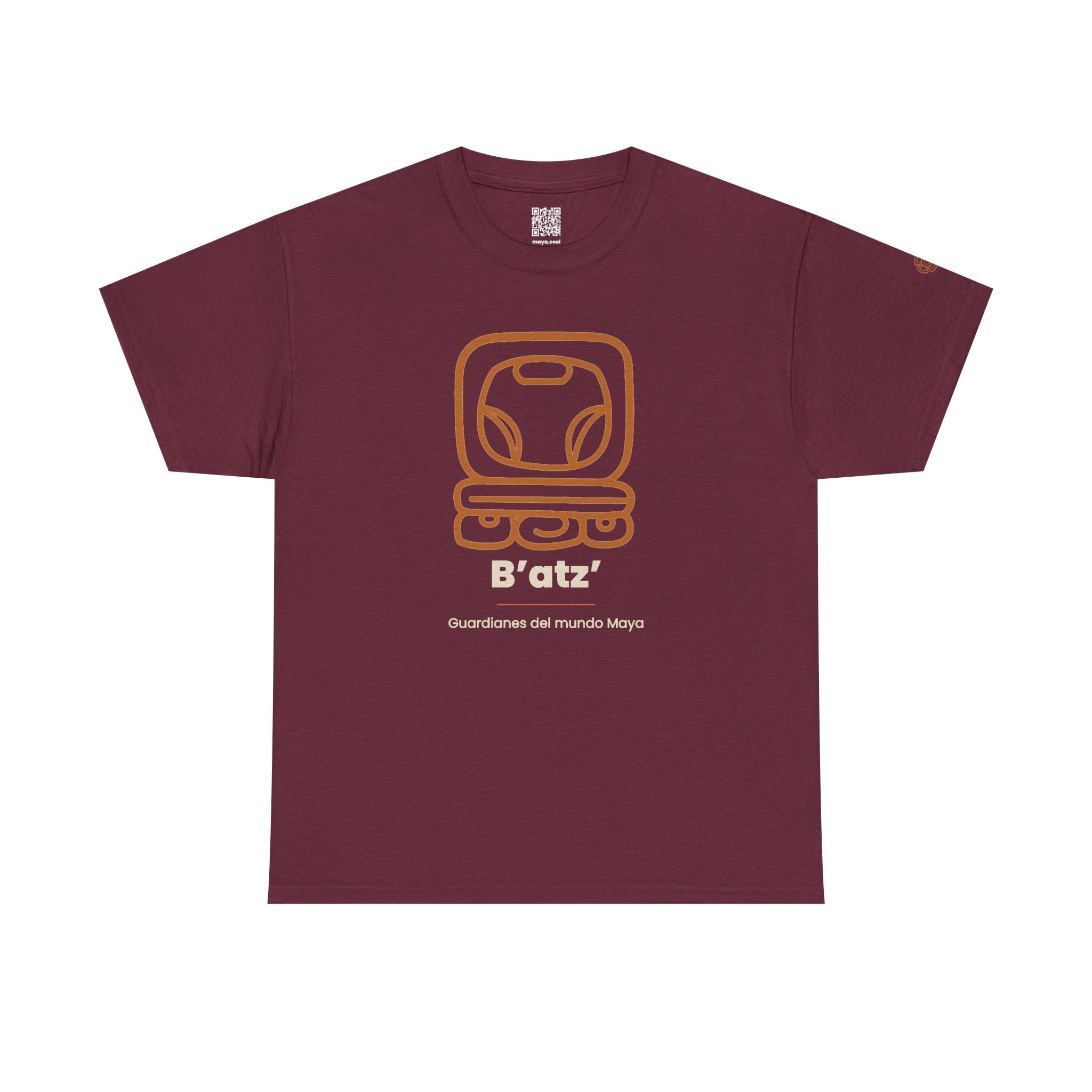 Camiseta B'atz' – Nahual Maya | Guardianes del Mundo Maya | Cholq'ij