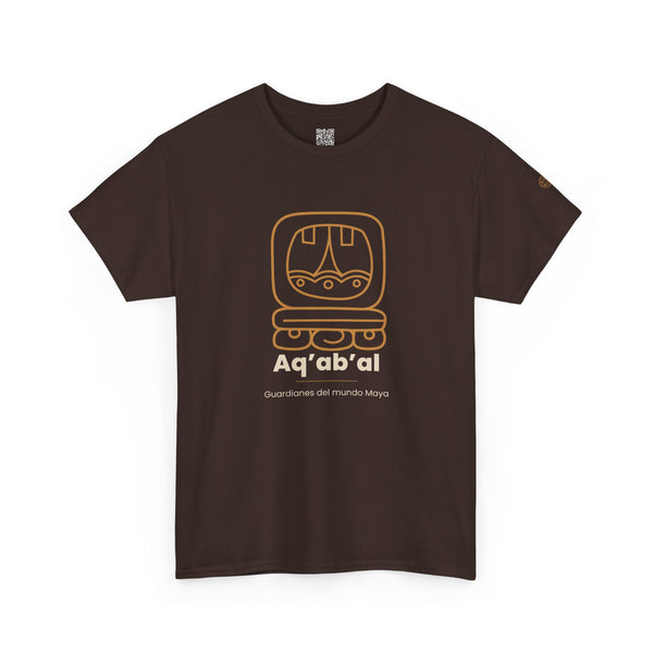 Camiseta Aq'ab'al – Nahual Maya | Guardianes del Mundo Maya | Cholq'ij