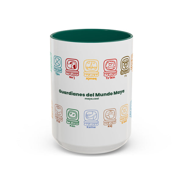 Guardianes del Mundo Maya Mug (11oz & 15oz) | 20 Maya Nahuales | Cholqij Calendar