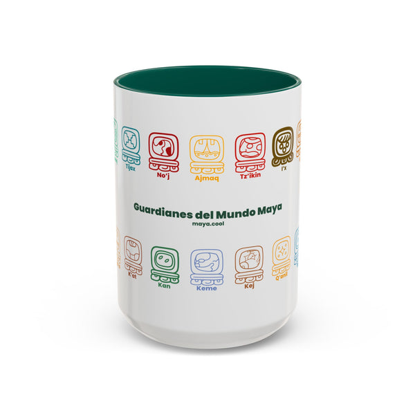 Guardianes del Mundo Maya Mug (11oz & 15oz) | 20 Maya Nahuales | Cholqij Calendar