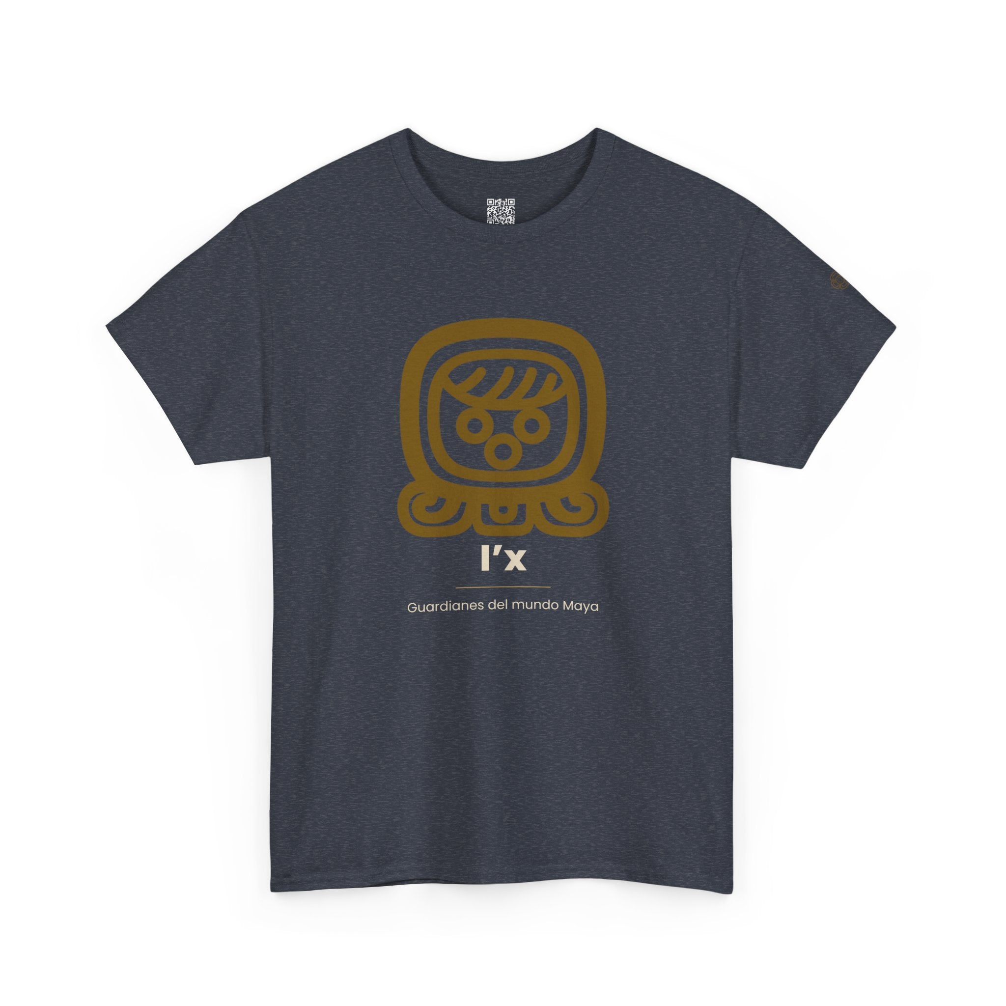 Camiseta I'x (Ix) – Nahual Maya | Guardianes del Mundo Maya | Cholq'ij