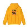 MAYA “Born From the Sun” Hoodie | Premium Streetwear | Mayan Sun Symbol Design (Flor Maya) | Unisex Heavy Blend™ Hooded Sweatshirt