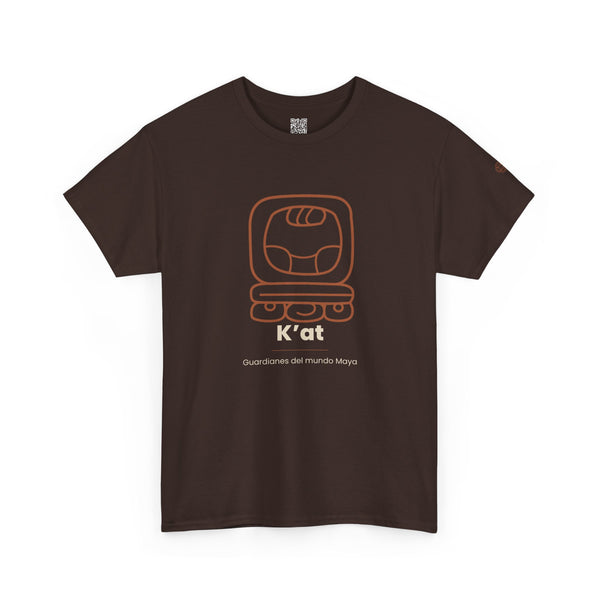 Camiseta K'at – Nahual Maya | Guardianes del Mundo Maya | Cholq'ij