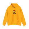 MAYA “Raíz del Sol” Hoodie | Premium Streetwear | Mayan Sun Symbol Design (Flor Maya) | Unisex Heavy Blend™ Hooded Sweatshirt