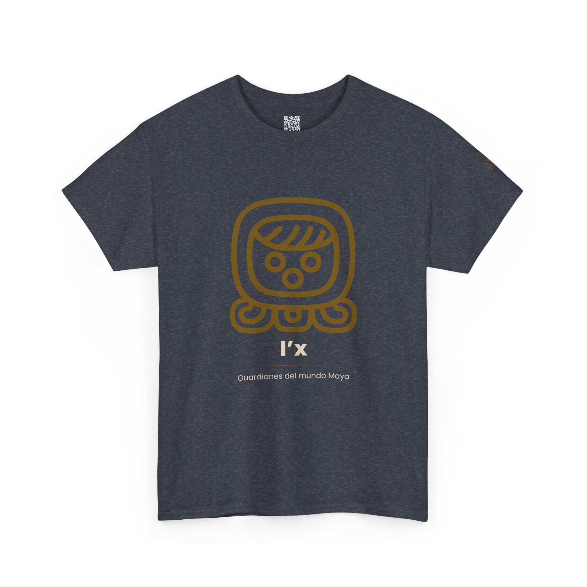 Camiseta I'x (Ix) – Nahual Maya T-Shirt | Guardianes del Mundo Maya | Cholq'ij