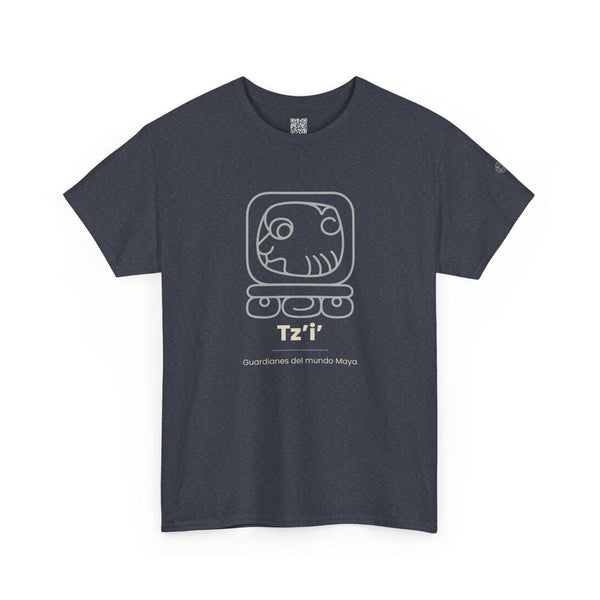 Camiseta Tz'i' (Tzi) – Nahual Maya T-Shirt | Guardianes del Mundo Maya | Cholq'ij
