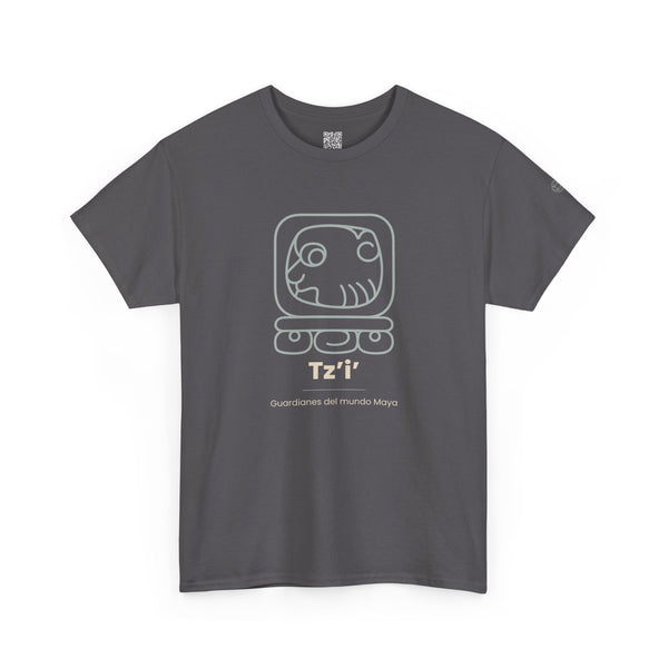 Camiseta Tz'i' (Tzi) – Nahual Maya T-Shirt | Guardianes del Mundo Maya | Cholq'ij