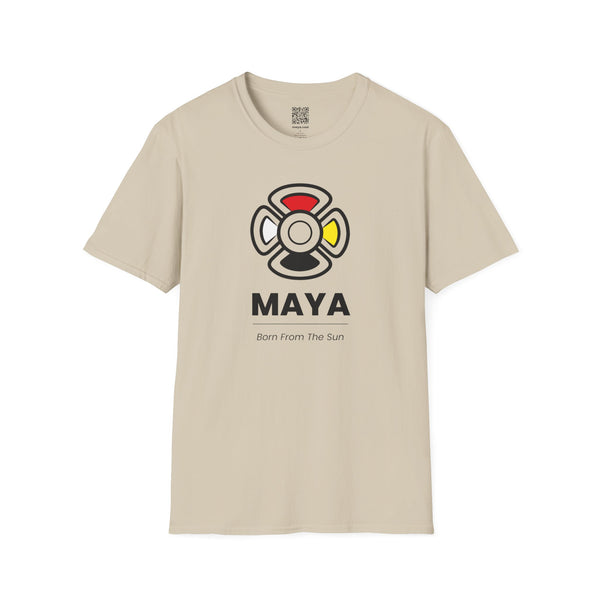 MAYA “Born from the Sun” Tee | Mayan Sun Symbol Design (Flor Maya) | Premium Streetwear Unisex Shirt