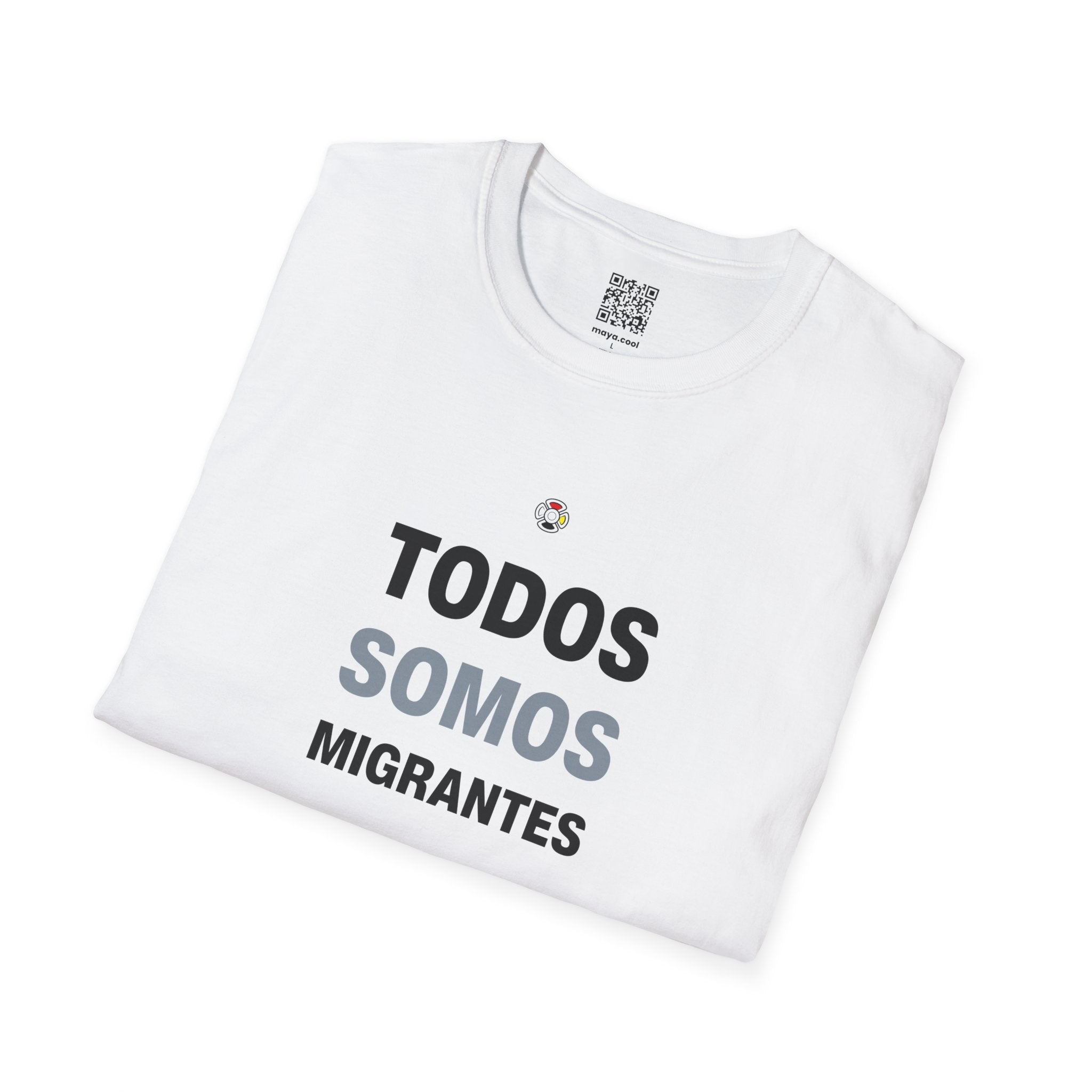 MAYA “Todos Somos Migrantes” Tee | Flor Maya Design | Premium Streetwear Unisex Shirt