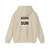 MAYA “Born From the Sun” Hoodie | Premium Streetwear | Mayan Sun Symbol Design (Flor Maya) | Unisex Heavy Blend™ Hooded Sweatshirt