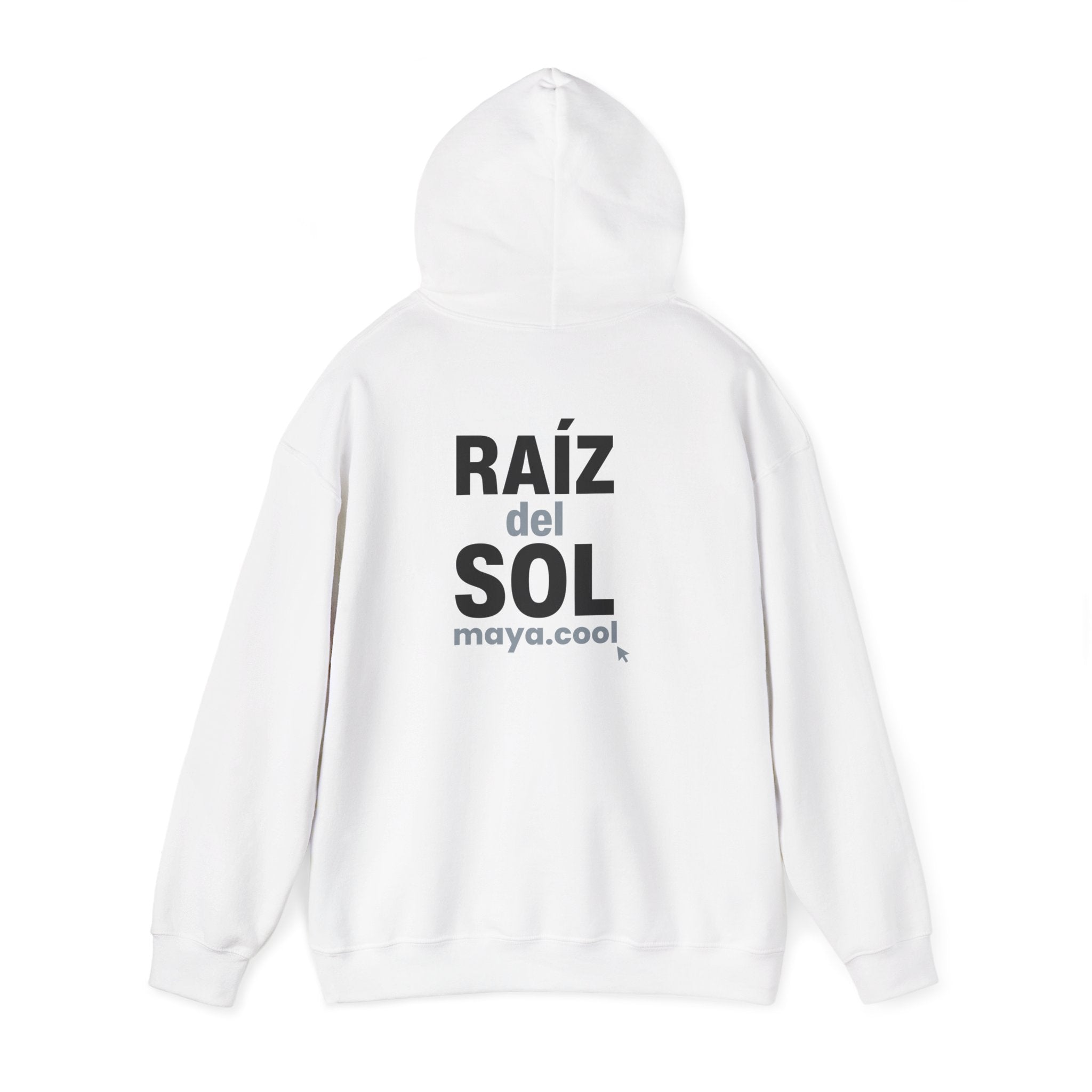 MAYA “Raíz del Sol” Hoodie | Premium Streetwear | Mayan Sun Symbol Design (Flor Maya) | Unisex Heavy Blend™ Hooded Sweatshirt