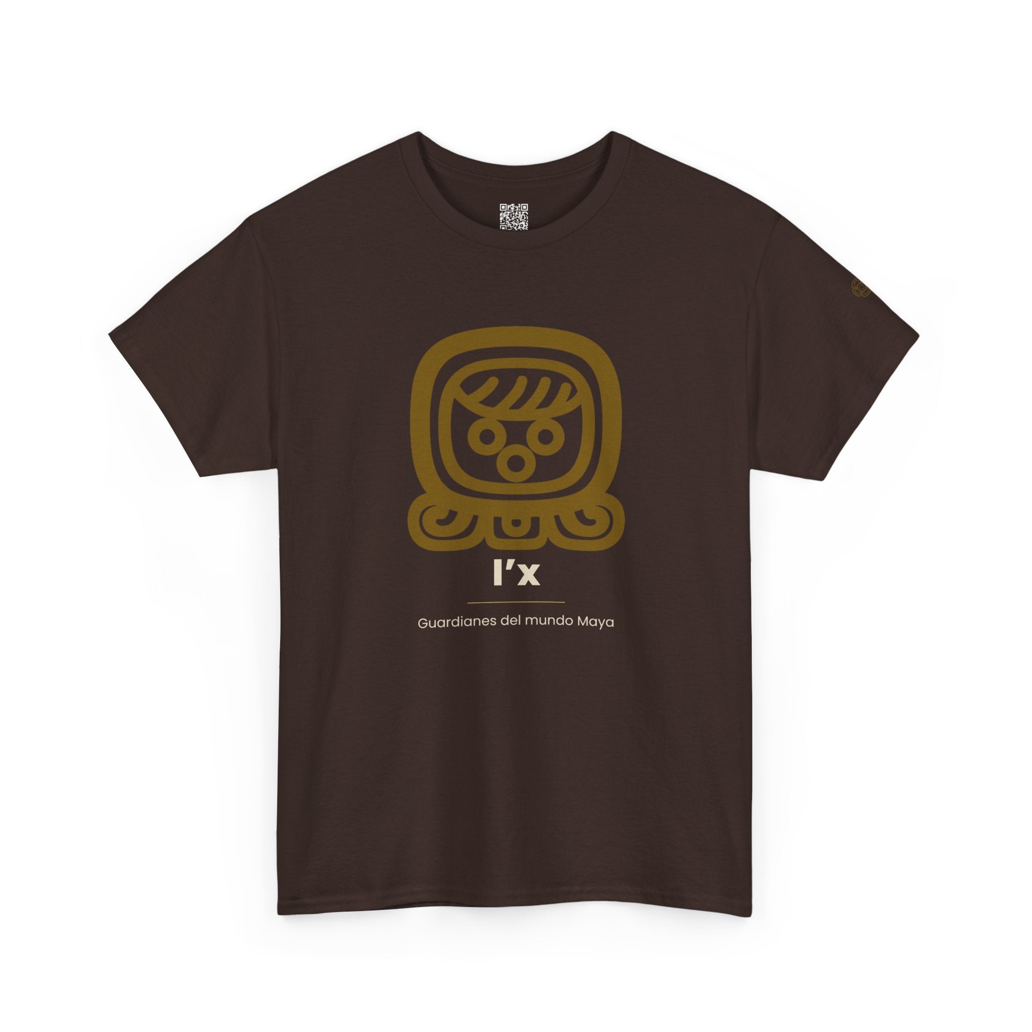 Camiseta I'x (Ix) – Nahual Maya | Guardianes del Mundo Maya | Cholq'ij