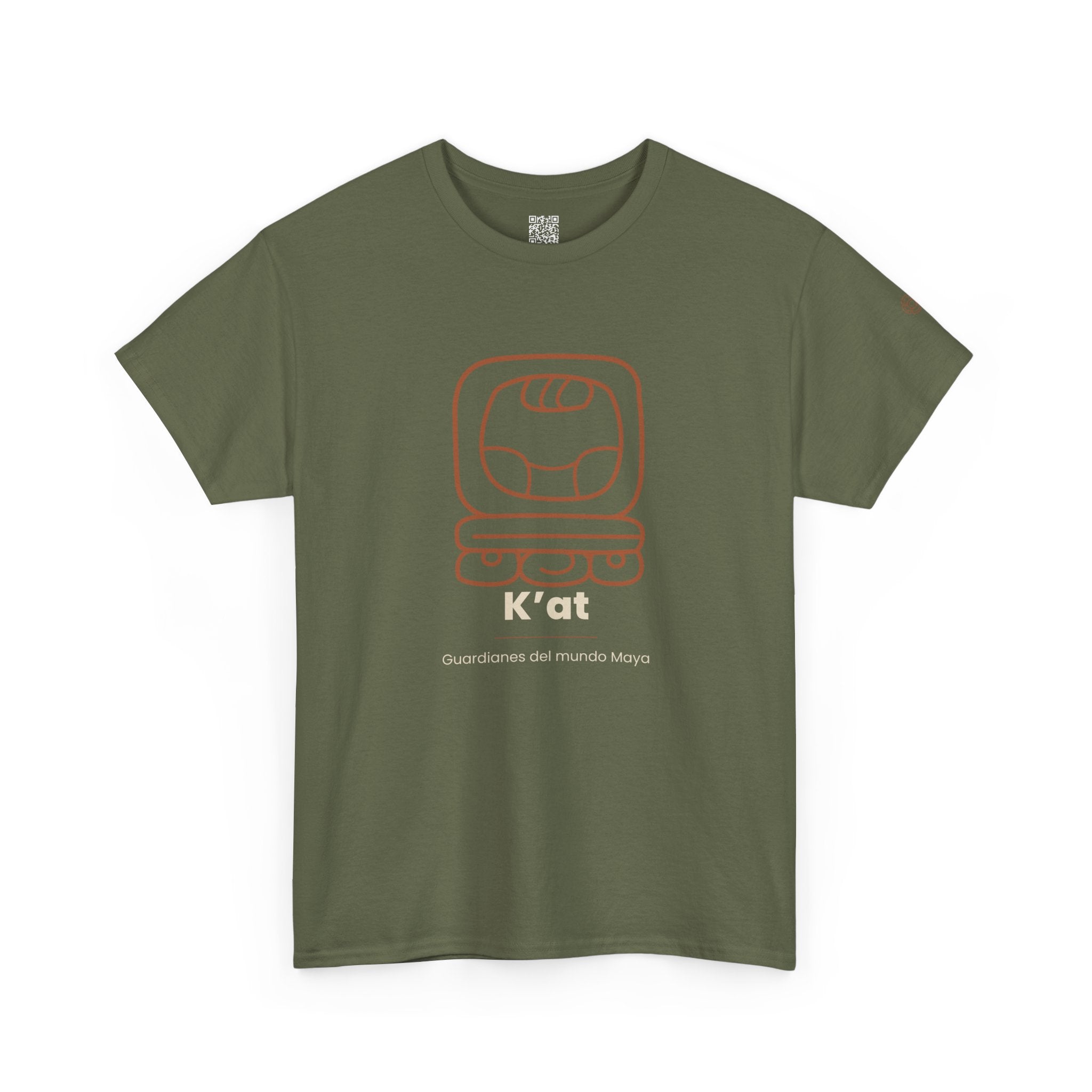 Camiseta K'at – Nahual Maya | Guardianes del Mundo Maya | Cholq'ij