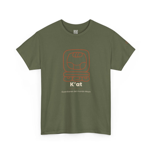 Camiseta K'at – Nahual Maya | Guardianes del Mundo Maya | Cholq'ij