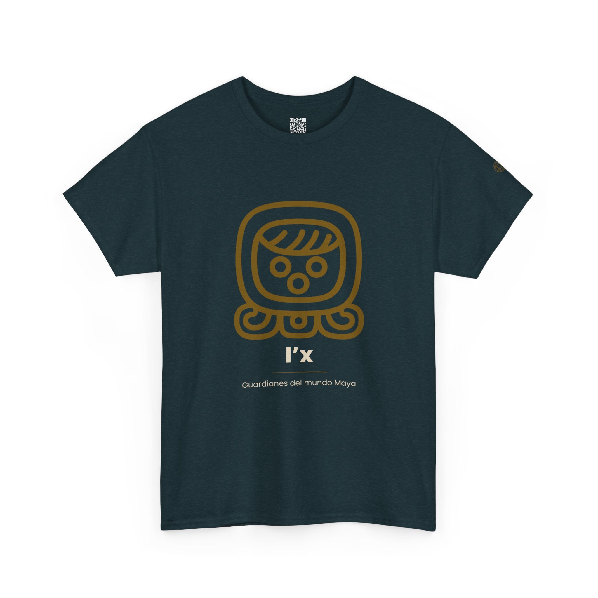 Camiseta I'x (Ix) – Nahual Maya T-Shirt | Guardianes del Mundo Maya | Cholq'ij