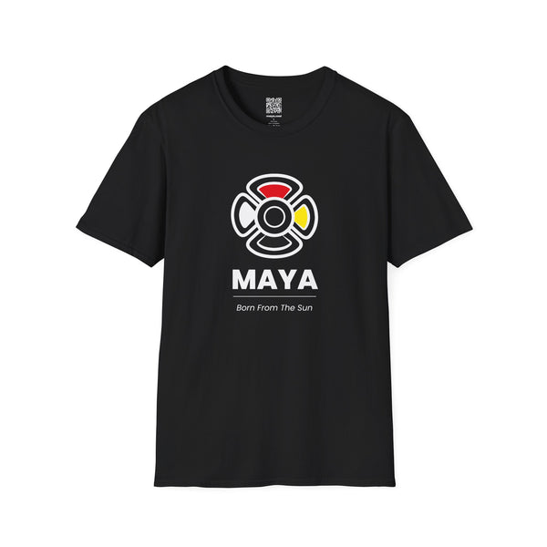 MAYA “Born from the Sun” Tee | Mayan Sun Symbol Design (Flor Maya) | Premium Streetwear Unisex Shirt