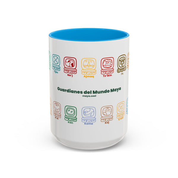 Guardianes del Mundo Maya Mug (11oz & 15oz) | 20 Maya Nahuales | Cholqij Calendar