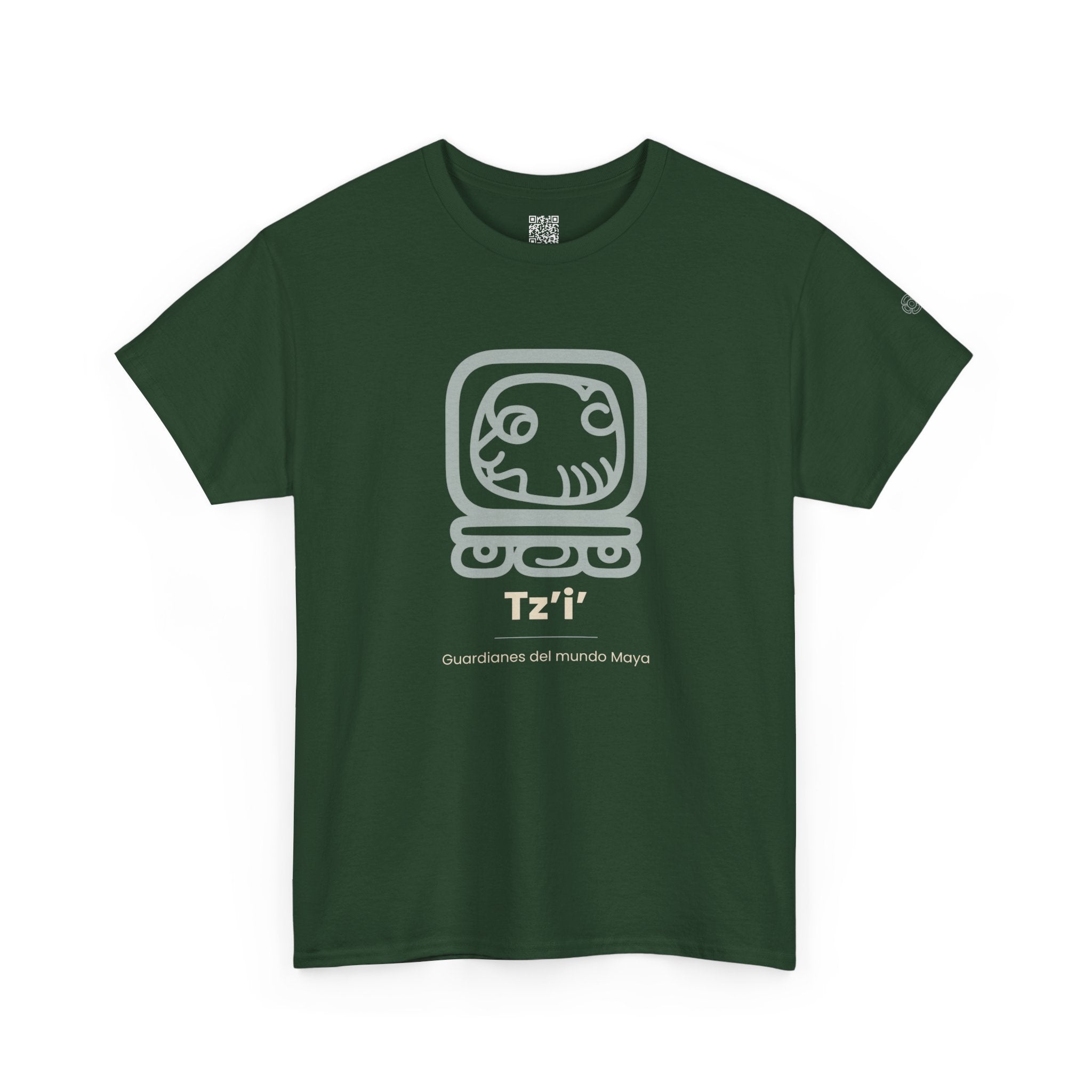 Camiseta Tz'i' (Tzi) – Nahual Maya | Guardianes del Mundo Maya | Cholq'ij