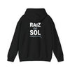 MAYA “Raíz del Sol” Hoodie | Premium Streetwear | Mayan Sun Symbol Design (Flor Maya) | Unisex Heavy Blend™ Hooded Sweatshirt