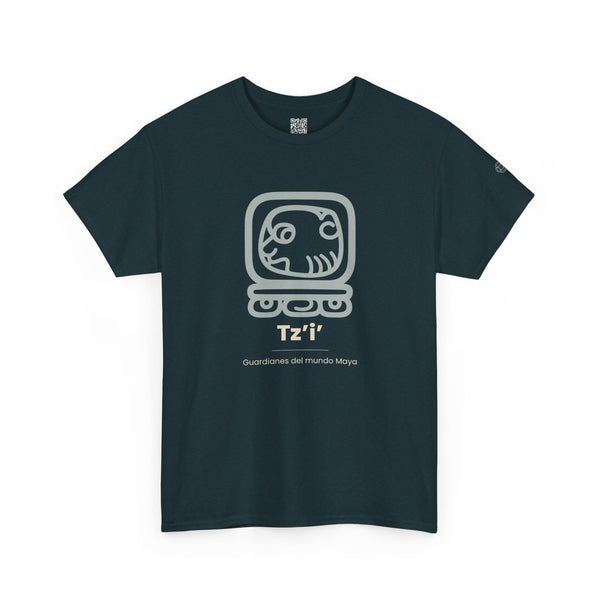 Camiseta Tz'i' (Tzi) – Nahual Maya | Guardianes del Mundo Maya | Cholq'ij