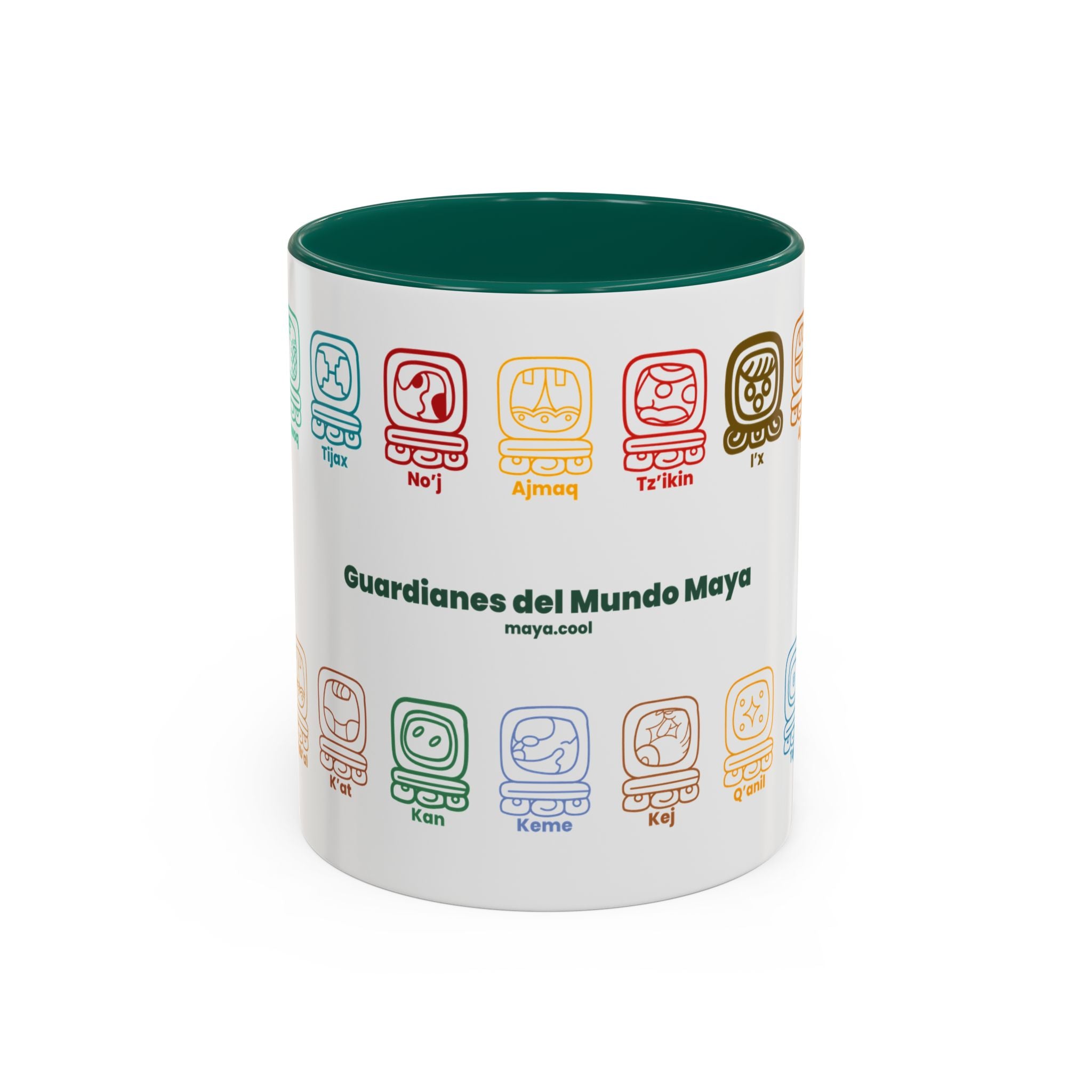 Guardianes del Mundo Maya Mug (11oz & 15oz) | 20 Maya Nahuales | Cholqij Calendar