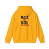 MAYA “Raíz del Sol” Hoodie | Premium Streetwear | Mayan Sun Symbol Design (Flor Maya) | Unisex Heavy Blend™ Hooded Sweatshirt