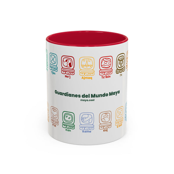 Guardianes del Mundo Maya Mug (11oz & 15oz) | 20 Maya Nahuales | Cholqij Calendar