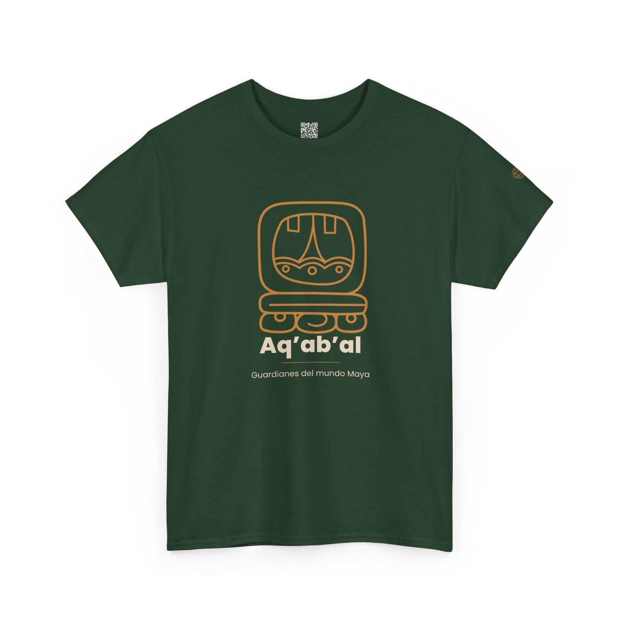 Camiseta Aq'ab'al – Nahual Maya | Guardianes del Mundo Maya | Cholq'ij