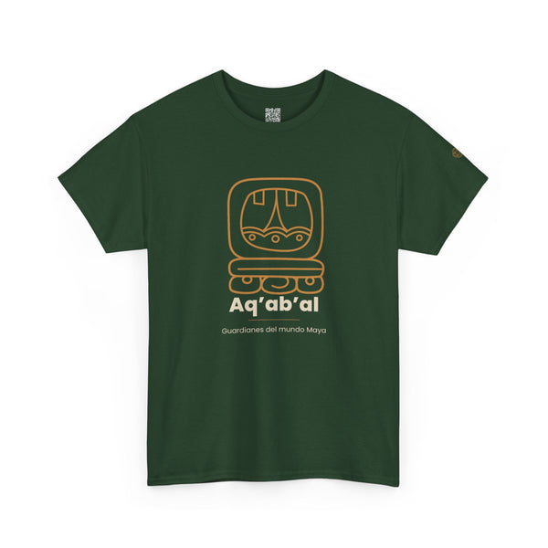 Camiseta Aq'ab'al – Nahual Maya | Guardianes del Mundo Maya | Cholq'ij