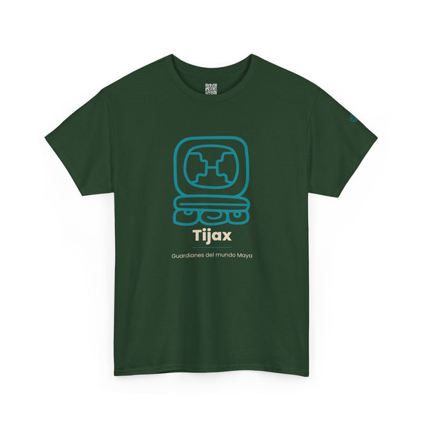 Camiseta Tijax – Nahual Maya | Guardianes del Mundo Maya | Cholq'ij