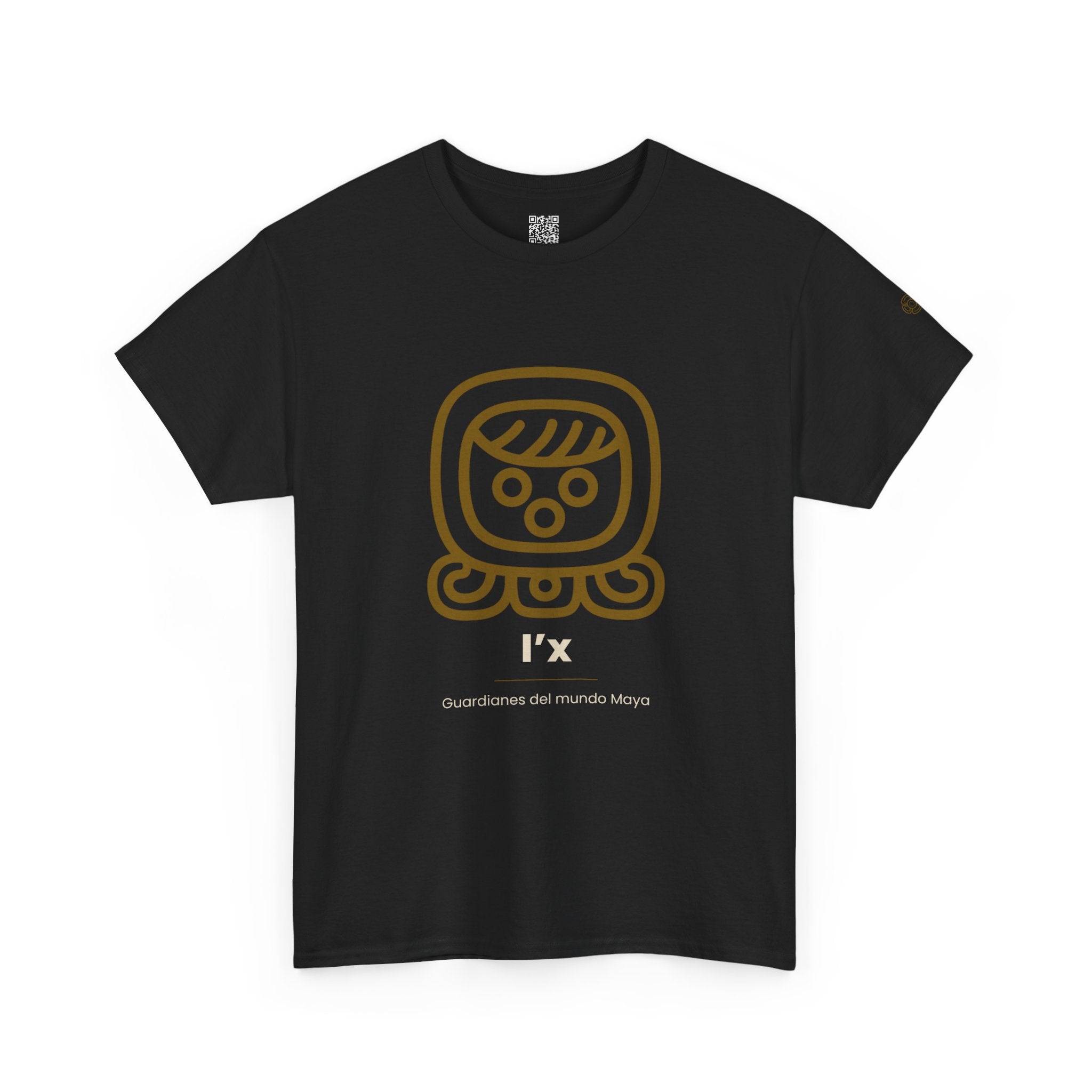 Camiseta I'x (Ix) – Nahual Maya T-Shirt | Guardianes del Mundo Maya | Cholq'ij