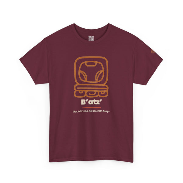 Camiseta B'atz' – Nahual Maya | Guardianes del Mundo Maya | Cholq'ij