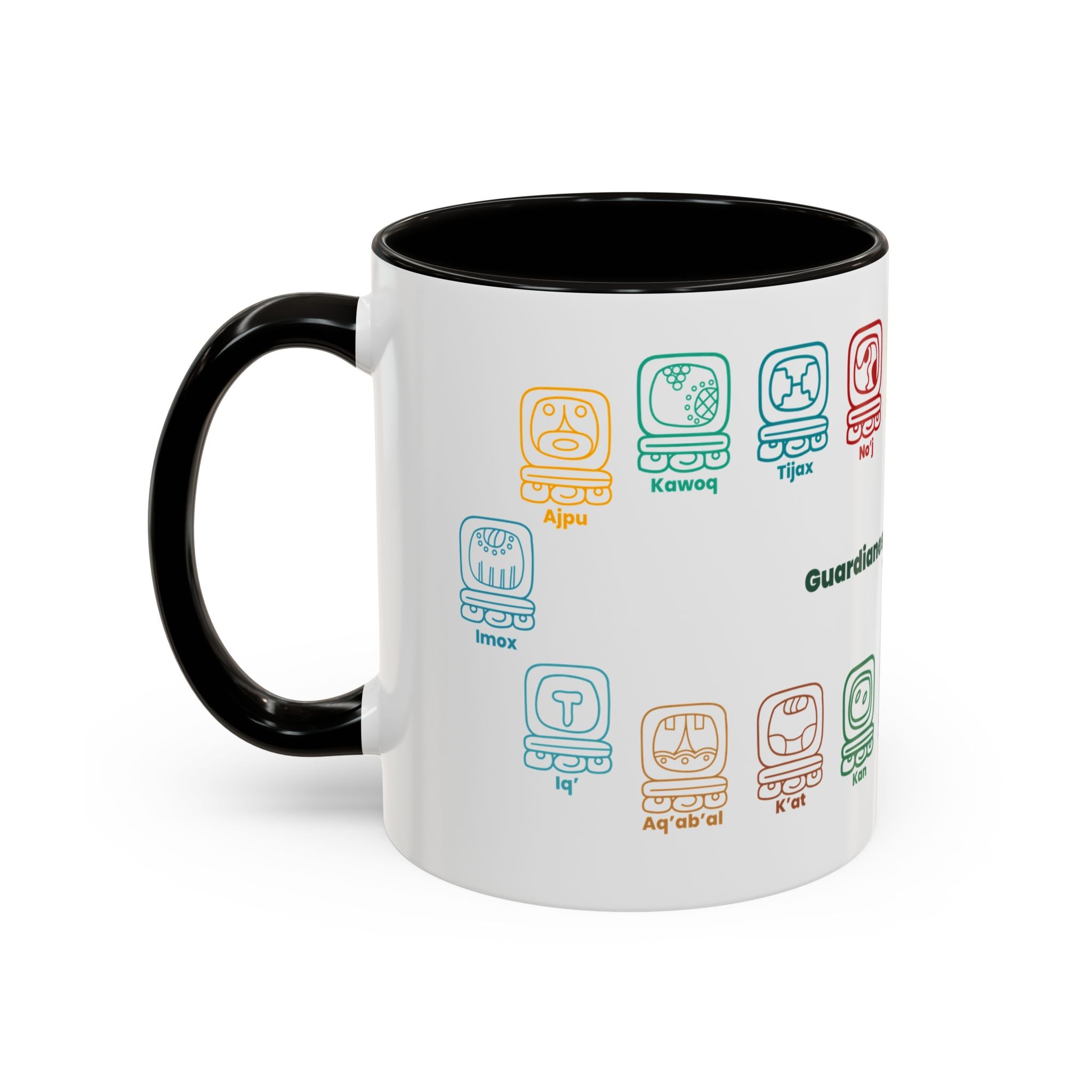 Guardianes del Mundo Maya Mug (11oz & 15oz) | 20 Maya Nahuales | Cholqij Calendar