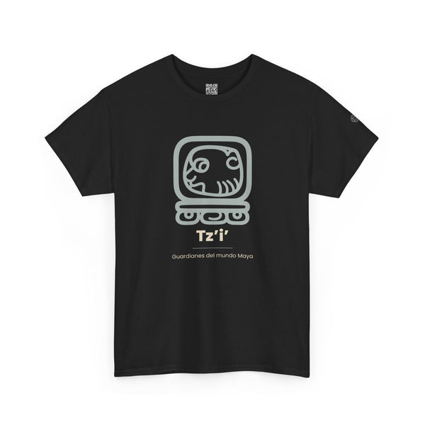 Camiseta Tz'i' (Tzi) – Nahual Maya | Guardianes del Mundo Maya | Cholq'ij