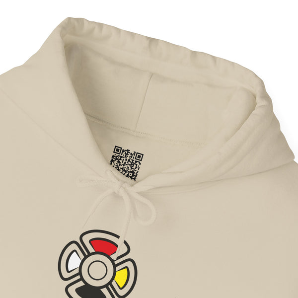 MAYA “Born From the Sun” Hoodie | Premium Streetwear | Mayan Sun Symbol Design (Flor Maya) | Unisex Heavy Blend™ Hooded Sweatshirt