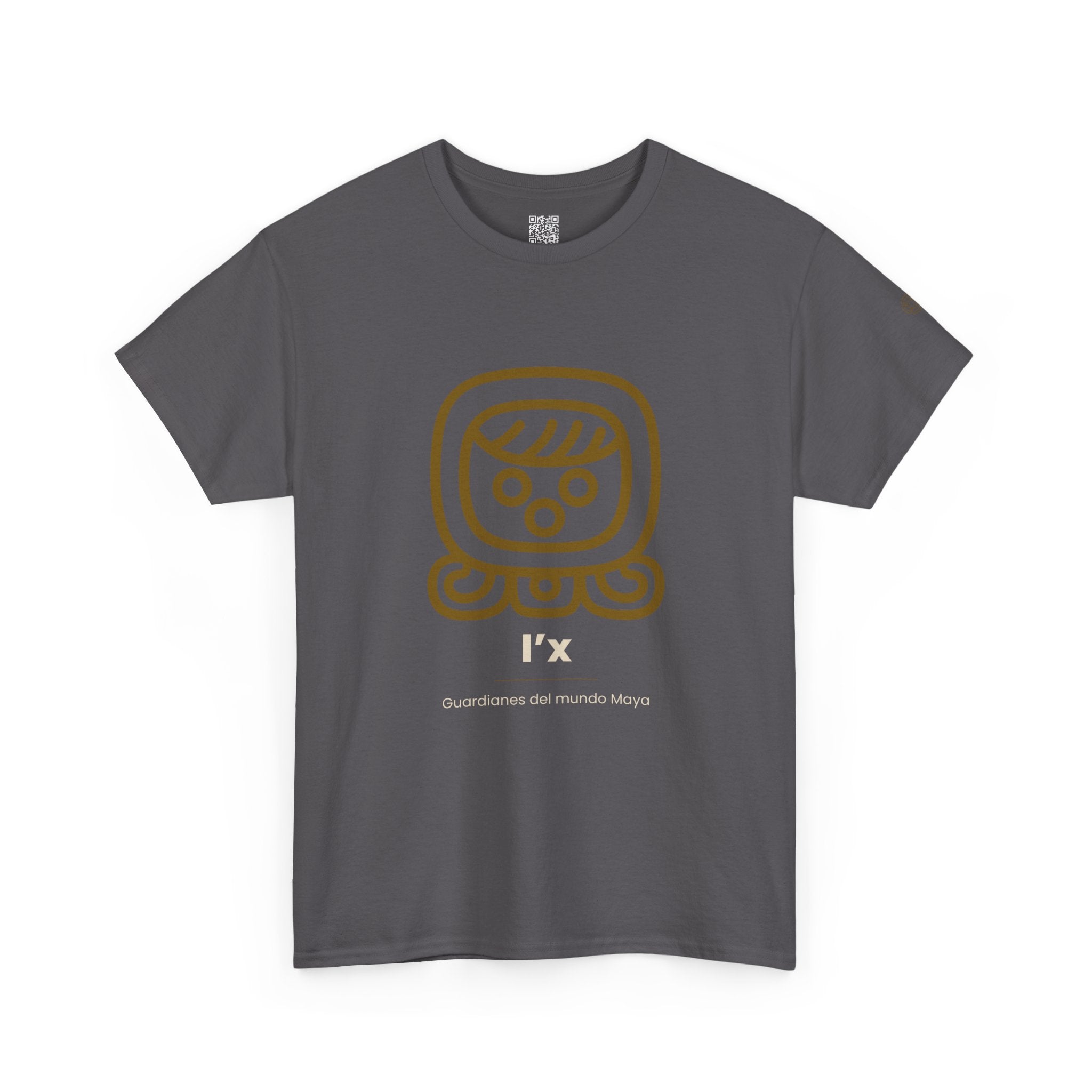 Camiseta I'x (Ix) – Nahual Maya T-Shirt | Guardianes del Mundo Maya | Cholq'ij