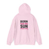 MAYA “Born From the Sun” Hoodie | Premium Streetwear | Mayan Sun Symbol Design (Flor Maya) | Unisex Heavy Blend™ Hooded Sweatshirt