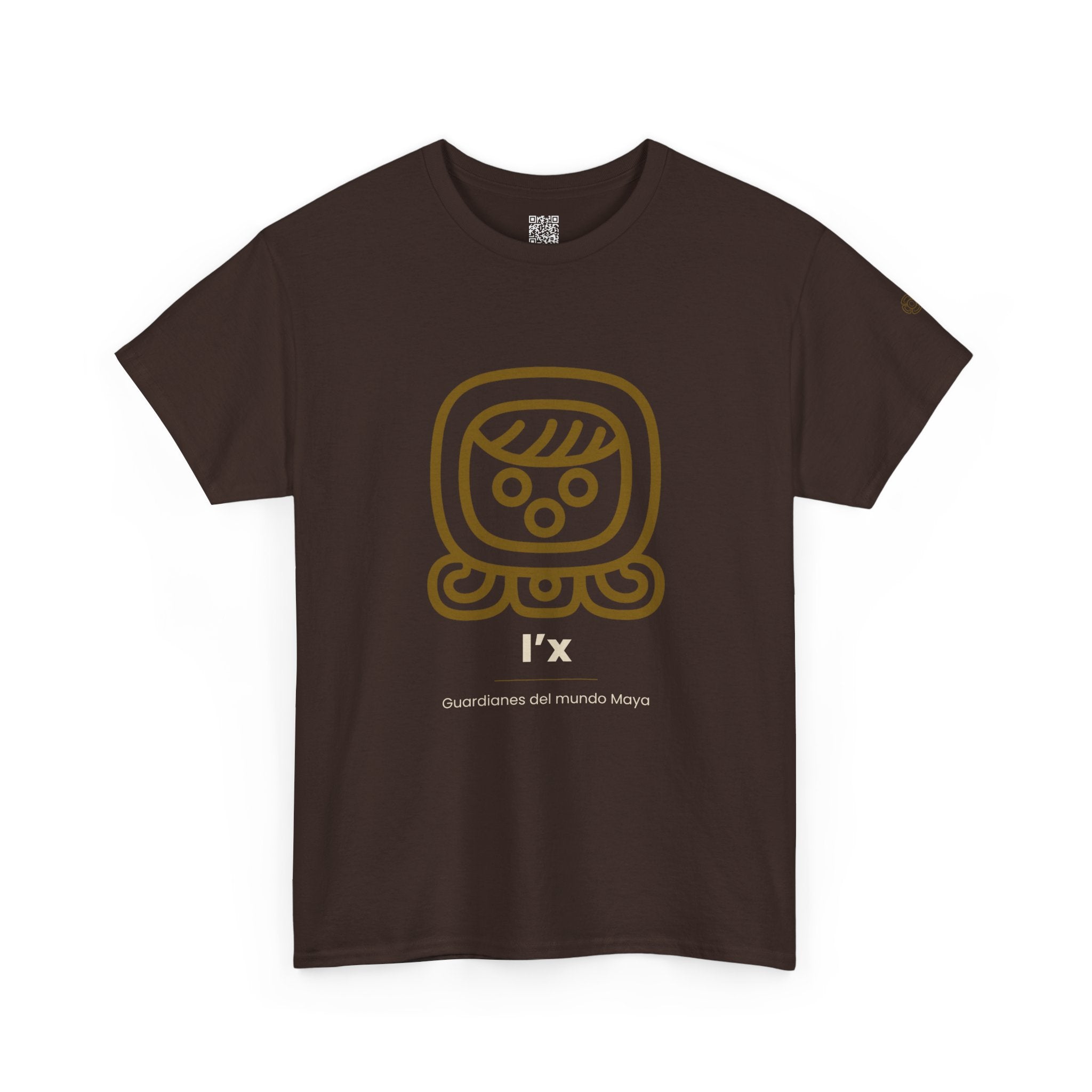 Camiseta I'x (Ix) – Nahual Maya T-Shirt | Guardianes del Mundo Maya | Cholq'ij