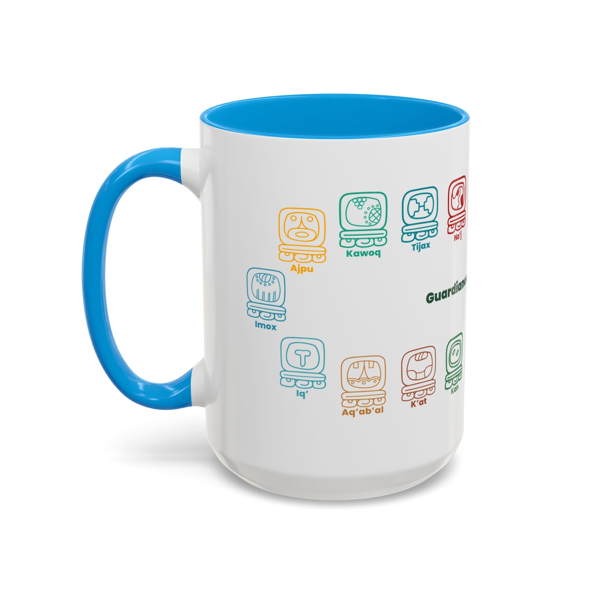 Guardianes del Mundo Maya Mug (11oz & 15oz) | 20 Maya Nahuales | Cholqij Calendar