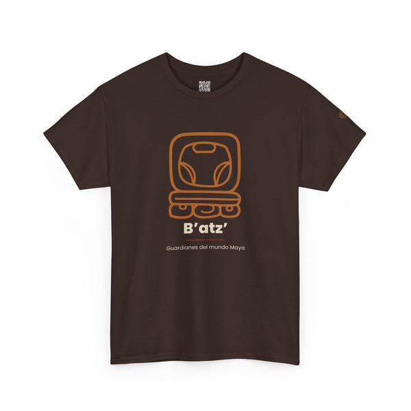 Camiseta B'atz' – Nahual Maya | Guardianes del Mundo Maya | Cholq'ij
